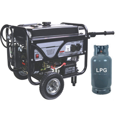 Газ тихое 68db NG газа LPG набора электрического генератора двойного топлива 2.2KVA портативный