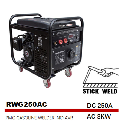 AC 3kw 250 смещение средней частоты 531cc дуги генератора сварщика Amp