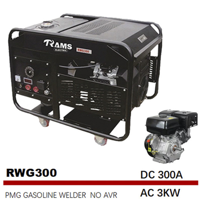 3kw электрическое начало Genset 300 генератор постоянного магнита бензобака сварщика 30L Amp