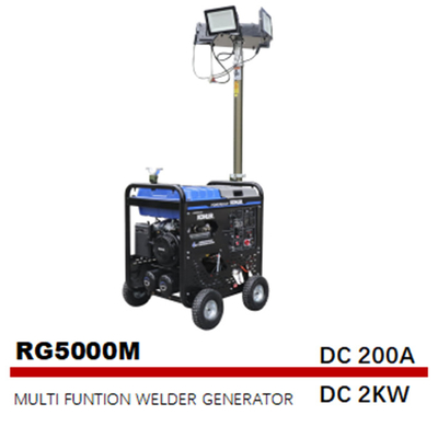 5000W 50Hz 4 в i Multi генераторе башни освещения компрессора воздуха сварщиков функции