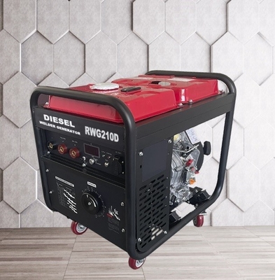 двигатель AC 3kw генератора сварщика Genset ручки 210A дизельный полностью медный
